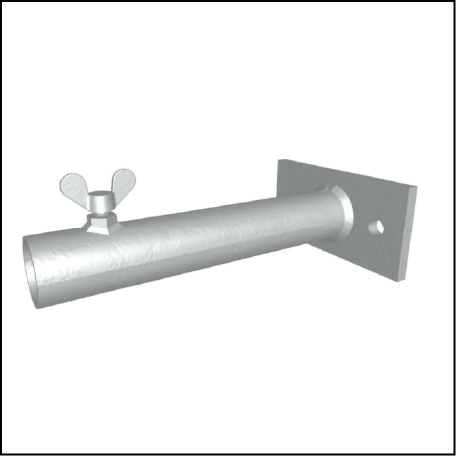 1er Wandhalter 28mm, 90&amp;#176;